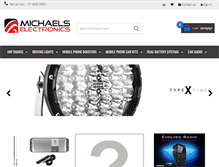 Tablet Screenshot of michaelselectronics.com.au